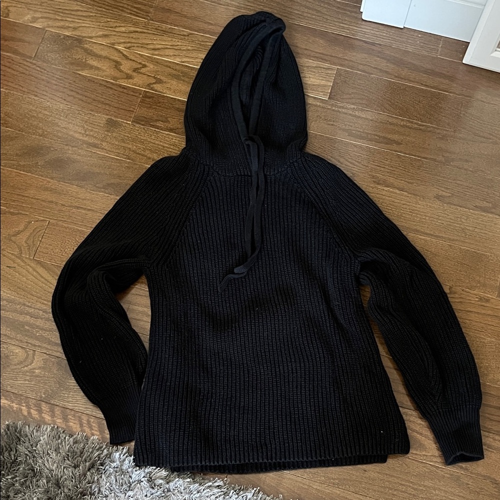 Gap, true Black Knit Shaker Hoodie